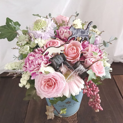 早割＊大きさ選べるナチュラルブーケ 森のお花屋さん【Sサイズ