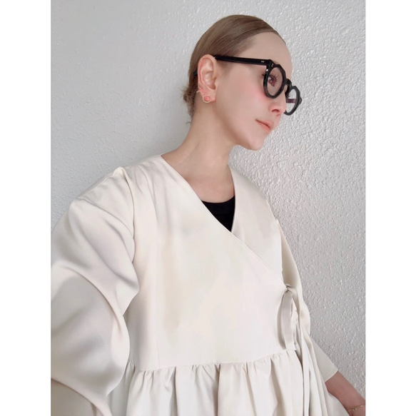 2色有❤️長さ選べる❗️ゆったりはき心地&スッキリ見えモードパンツ❤️抜け感ある絶妙シルエット❤️防シワの高見え素材 20枚目の画像