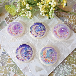 きらめきカボション☆10個 w7 マグネットジェル/マグネット/カラー