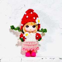 復刻初代リカちゃんサイズ いちごワンピース その他人形 rutica 通販