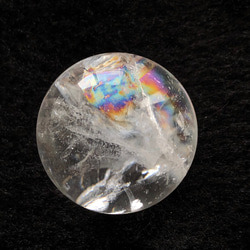 幸運を呼ぶ！虹入り水晶の丸玉 天然石 虹色の星 通販 16452384｜Creema