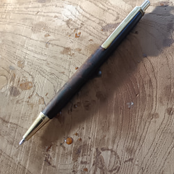 木軸ボールペン0.7㎜ホンジュラスマホガニー蜜蝋クリーム仕上げ