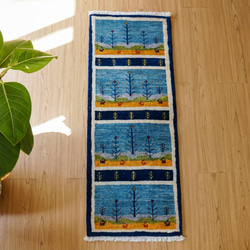 121×83cm【アフガニスタン手織り絨毯 カールモハメディ】ペルシャ絨毯