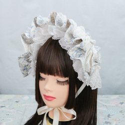夢見×ハーフボンネット ブラック ヘッドドレス ロリータ 成人式 ヘッド