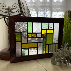 ステンドグラス パネル 昭和レトロ ガラス引き戸 その他インテリア雑貨