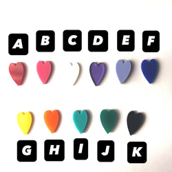 ハート×フープ　ピアス　イヤリング 5枚目の画像