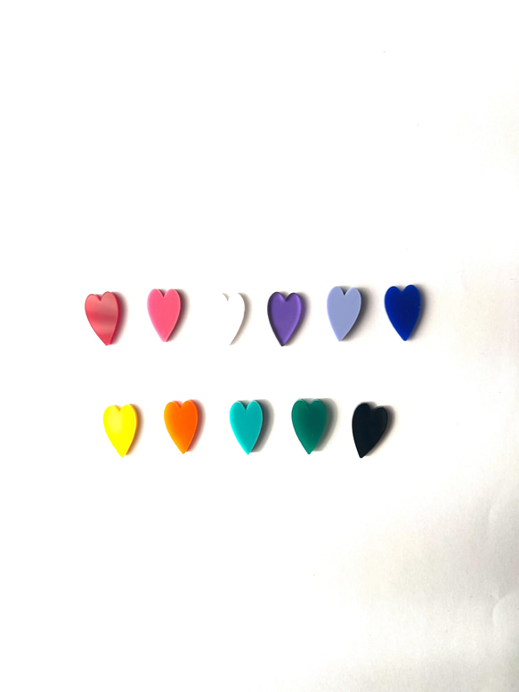 ハート×フープ　ピアス　イヤリング 2枚目の画像