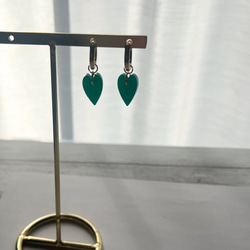 ハート×フープ　ピアス　イヤリング 4枚目の画像