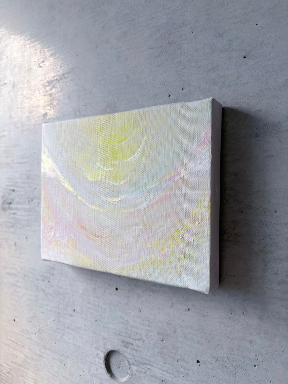 送料無料《Embrace03》｜F0号・春・アクリル原画・抽象画・一点物・ヒーリング・ モダンアート・癒し・祝福 14枚目の画像