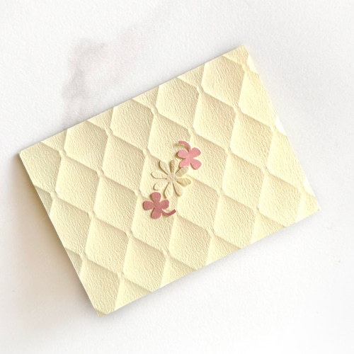 手作りメッセージカード2枚セット 1 メッセージカード Lily's card