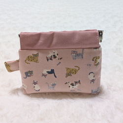 48．可愛い クマさん柄の母子手帳ケースM マルチケース 白 再販28