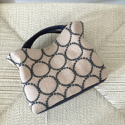 ⚮̈ミナペルホネン forest tile beige ネリオバッグ 巾着バッグ