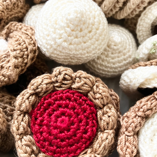 編みぐるみ クッキー缶｜crochet cookie tin 詰め合わせ26枚 焼き菓子