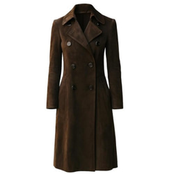 ヤギスエード革・ファスナー付きジャケット Goat Suede Leather Jacket with Zipper ヤギスエード革・ファスナー付きジャケット Goat Suede Leather Jacket