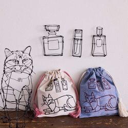 猫（ねこ） 巾着袋 のおすすめ人気通販｜Creema(クリーマ