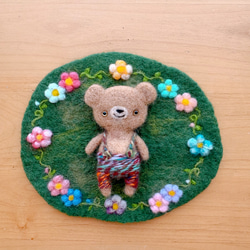 熊（クマ） 羊毛フェルト のおすすめ人気通販｜Creema(クリーマ