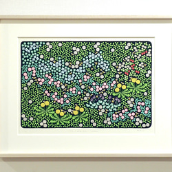 版画 Happy Birthday（シルクスクリーンプリント） 版画 Laviolaluna