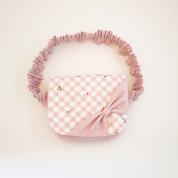 再×2♡入園入学グッズ♡女の子・フリルシューズバッグ（上履き入れ