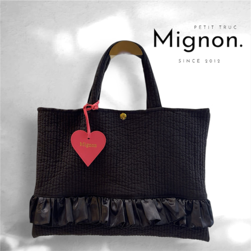 フリルヌビレッスンバッグ♡サブバッグ レッスンバッグ Mignon 通販
