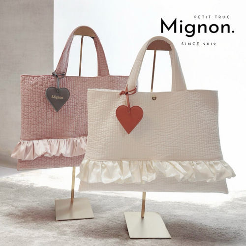 フリルヌビレッスンバッグ♡サブバッグ レッスンバッグ Mignon 通販
