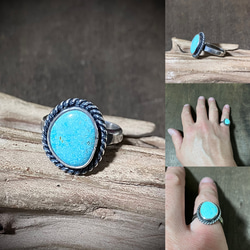 キングマン ターコイズ トルコ石 シルバーバングル ターコイズバングル