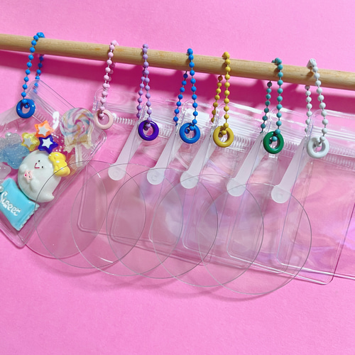 NO.257 【袋サイズが選べる 】 キャンディバッグ キーホルダー シール