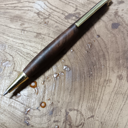 木軸シャーペン 0.5㎜神代桜&神代セン蜜蝋クリーム仕上げ ペン・筆記