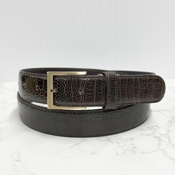 日本製 フランス デュプイ社製 ボックスカーフ 牛革 上質 ベルト