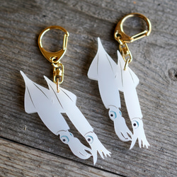 ヤリイカのアクリルキーホルダー 4枚目の画像