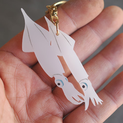 ヤリイカのアクリルキーホルダー 2枚目の画像