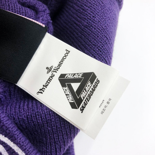 vivian westwoodカーキ模様ニット帽 グランジ　フェアリー Vivienne Westwood(ヴィヴィアンウエストウッド) knit hat with ear