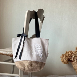 リネン、麻、綿麻 かごバッグ の人気通販｜Creema(クリーマ