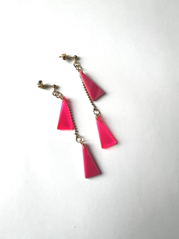 トライアングルトライアングル　ピアス/イヤリング 9枚目の画像