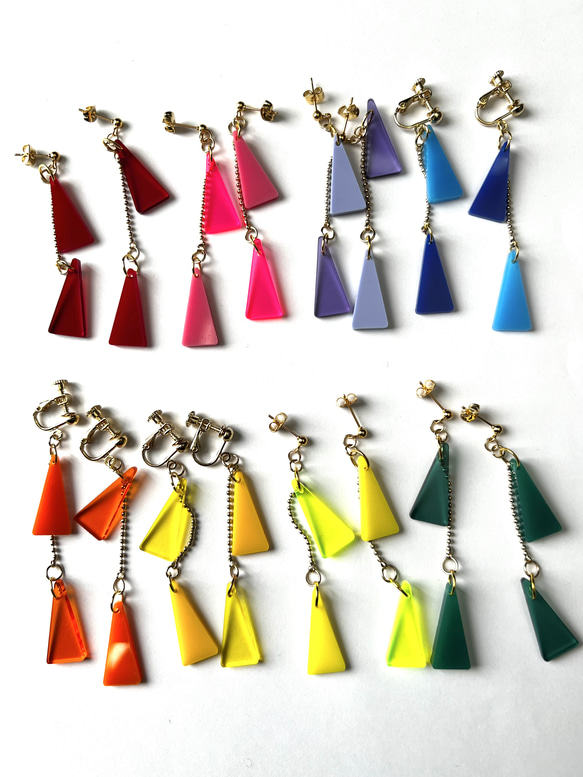 トライアングルトライアングル　ピアス/イヤリング 3枚目の画像