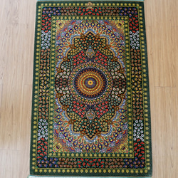 150×100cm【手織り ペルシャ絨毯ギャッベ】ギャベ 手織り絨毯