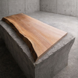 ブビンガ 一枚板 ダイニング テーブル 最上杢 特大 リビング おしゃれ