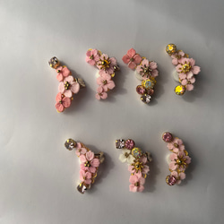 連なる桜のイヤーカフ 4枚目の画像