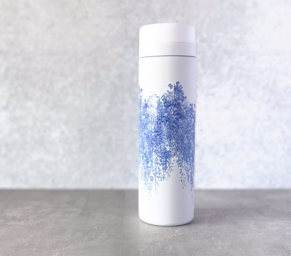 \ 母の日早割 /- 藤 - ステンレスボトル&スムースブランケットセット〈送料無料〉 8枚目の画像