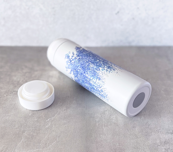 \ 母の日早割 /- 藤 - ステンレスボトル&スムースブランケットセット〈送料無料〉 6枚目の画像