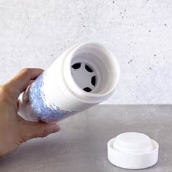 \ 母の日早割 /- 藤 - ステンレスボトル&スムースブランケットセット〈送料無料〉 7枚目の画像