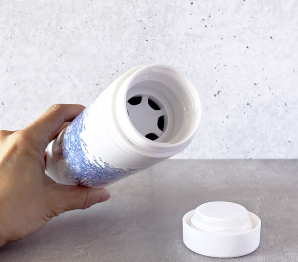 \ 母の日早割 /- 藤 - ステンレスボトル&スムースブランケットセット〈送料無料〉 7枚目の画像