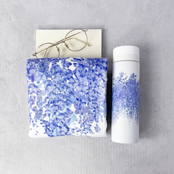 \ 母の日早割 /- 藤 - ステンレスボトル&スムースブランケットセット〈送料無料〉 2枚目の画像