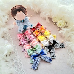 推し活グッズ ぬい用リボン ペンライトリボン ぬい活  ぬい服 いつぬい ちびぬい はぴぬい 母の日ギフ 3000円以下 1枚目の画像