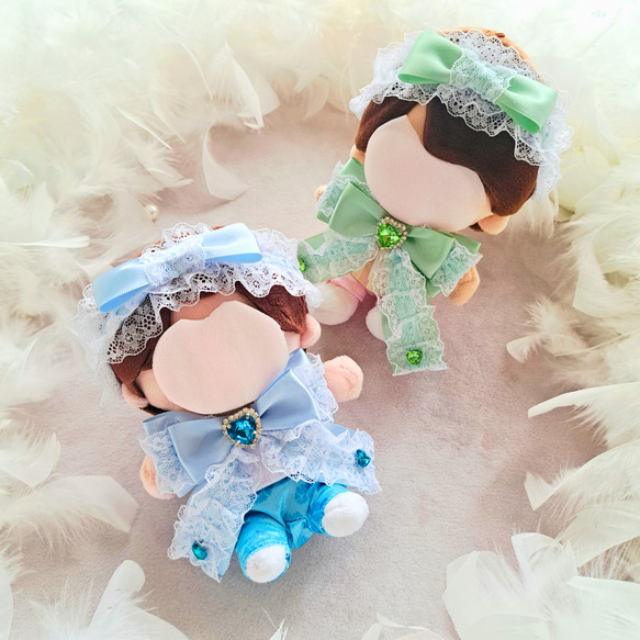 推し活グッズ ぬい用リボン ペンライトリボン ぬい活  ぬい服 いつぬい ちびぬい はぴぬい 母の日ギフ 3000円以下 12枚目の画像