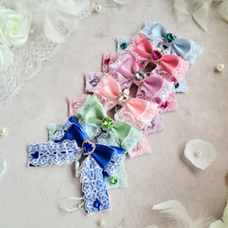 推し活グッズ ぬい用リボン ペンライトリボン ぬい活  ぬい服 いつぬい ちびぬい はぴぬい 母の日ギフ 3000円以下 4枚目の画像