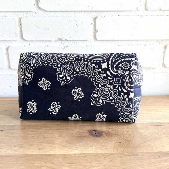 《受注制作》17色から選べる　ハバハンク　バンダナリメイクトートバッグ　Mサイズ　送料無料 8枚目の画像