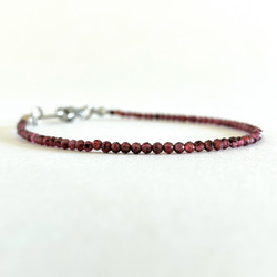 ガーネット 16cm ブレスレット 7枚目の画像