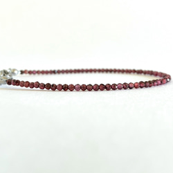 ガーネット 16cm ブレスレット 5枚目の画像