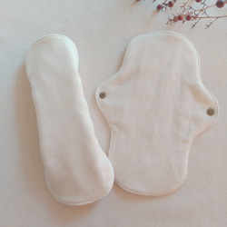 【布ナプキン】無添加ネル&ガーゼ レトロなねこ柄 23cm 2枚セット 2枚目の画像