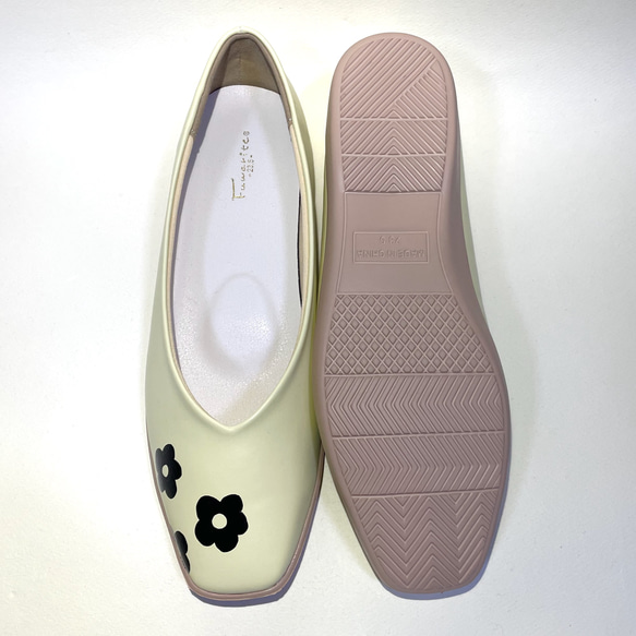 ◆新発売記念・先着10点までSALE◆ 超軽量・ぺたんこ・楽ちん♪フラット撥水パンプス 22.0cm〜26.0cm 9枚目の画像